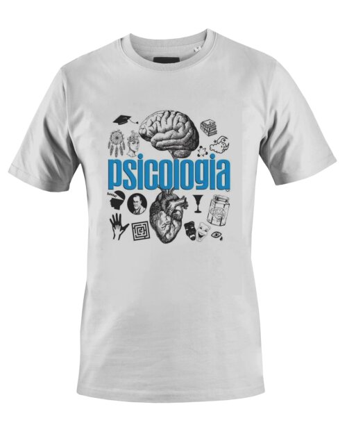 Camiseta Camisa Faculdade Profissão Psicologia Arte