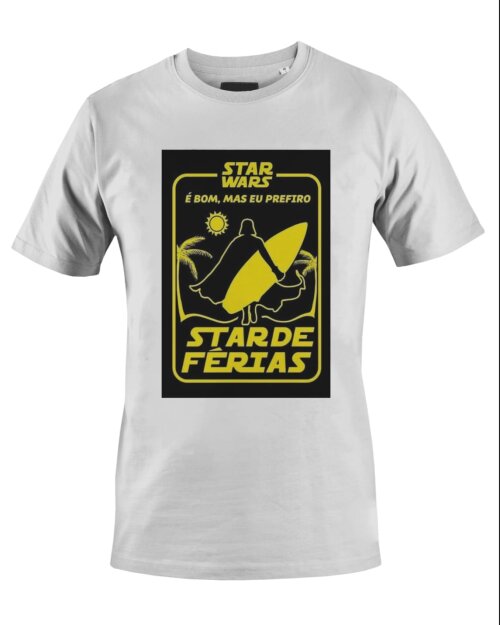 Camiseta Camisa Star Wars Star de Férias