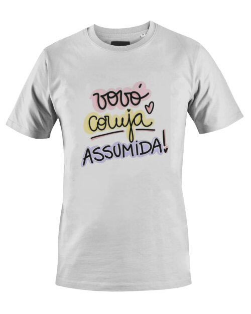 Camiseta Camisa Vovó Coruja Assumida