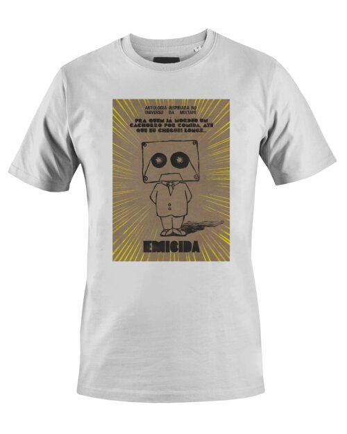 Camiseta Camisa gold Emicida Rap