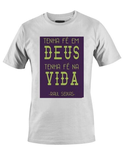 Camiseta Camisa Top Raul Seixas Tente outra Vez