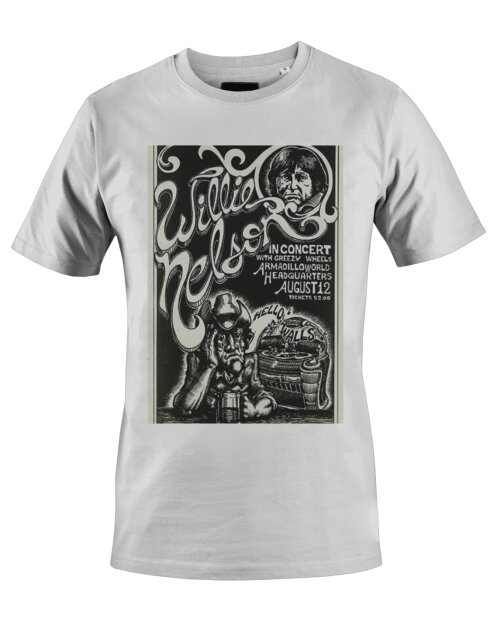 Camiseta Camisa Willie Nelson prime