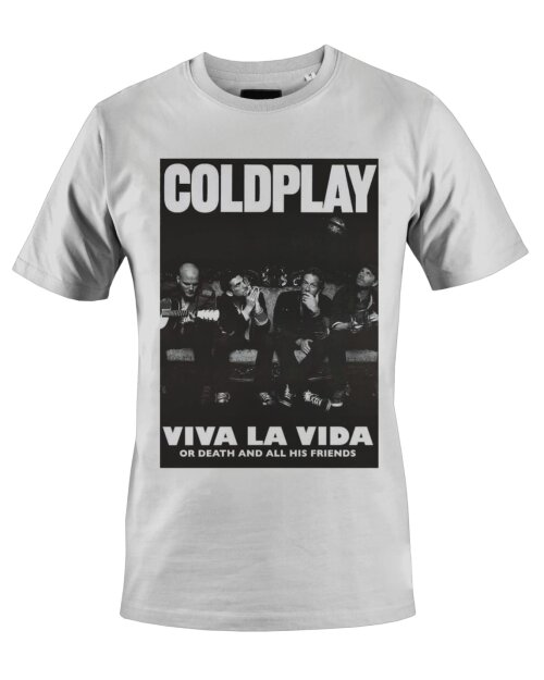 Camiseta Camisa Coldplay Band Premium