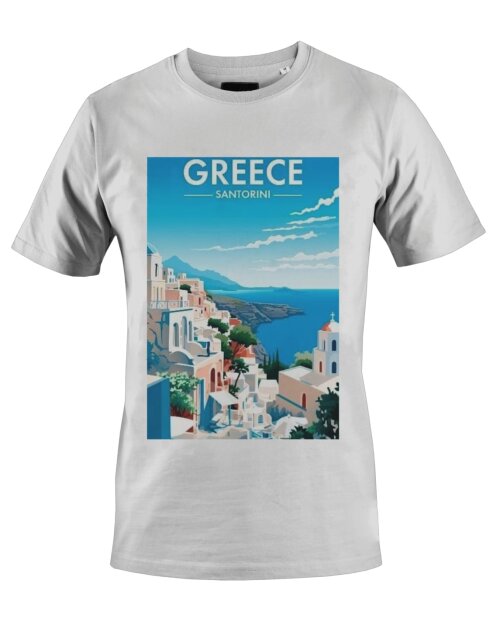 Camiseta Camisa Grecia Santorini