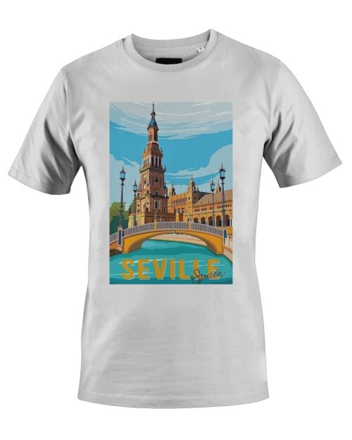 Camiseta Camisa Seville Sevilla Espanha Spain
