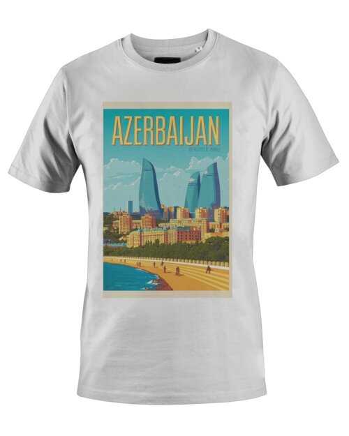 Camiseta Camisa Azerbaijan Azerbaijão