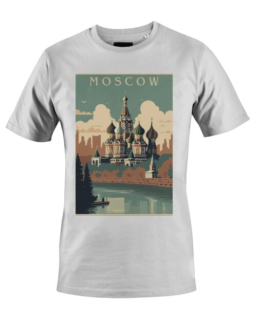 Camiseta Camisa Moscow Russia