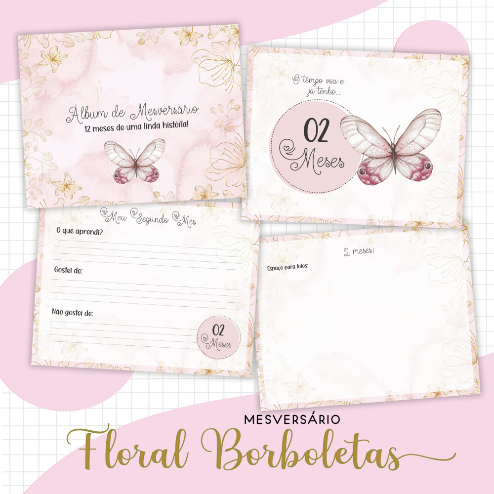 Arquivo digital - Floral Borboletas