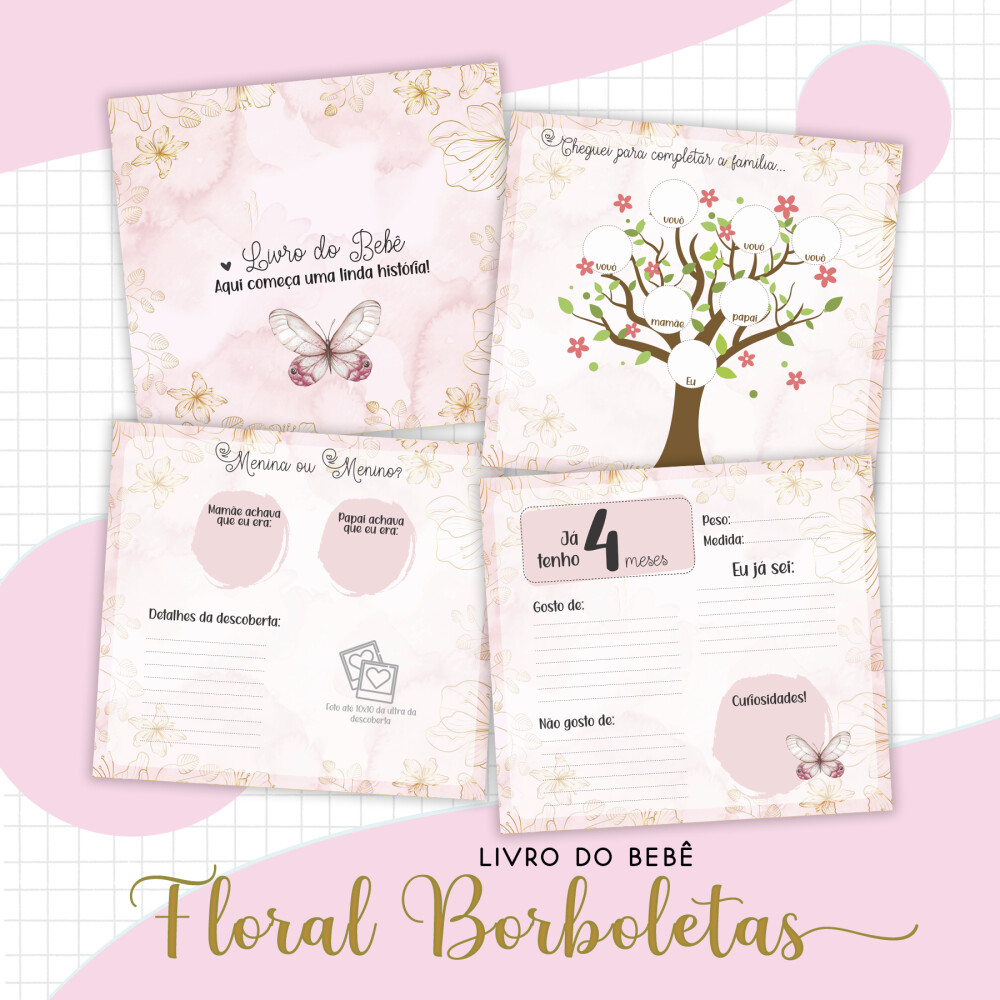 Arquivo digital - Floral Borboletas