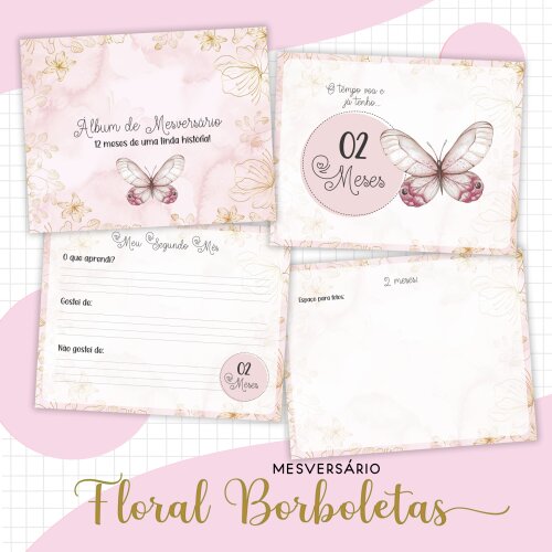 Arquivo digital - Floral Borboletas