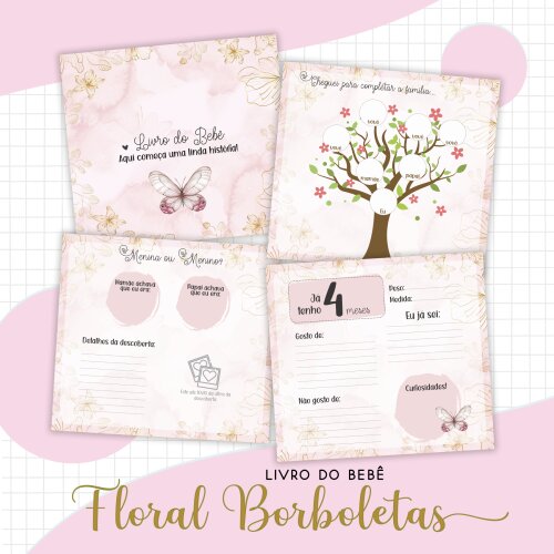 Arquivo digital - Floral Borboletas