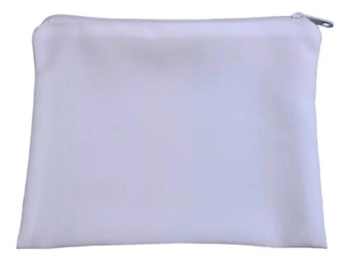 10 Necessarie 20x15 cm - Oxford Branca - Zíper p/ Sublimação