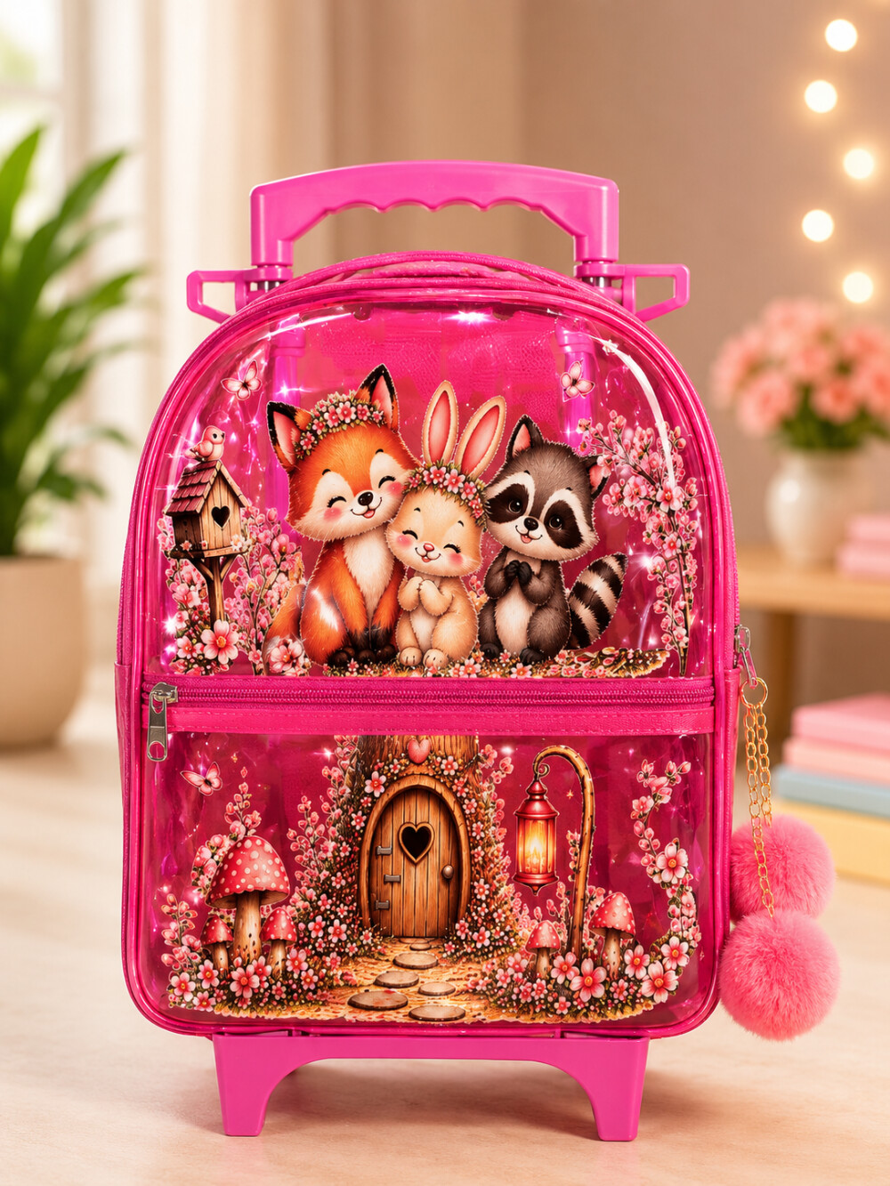 Mochila premium com Rodinhas - Lembrancinha de Luxo Infantil