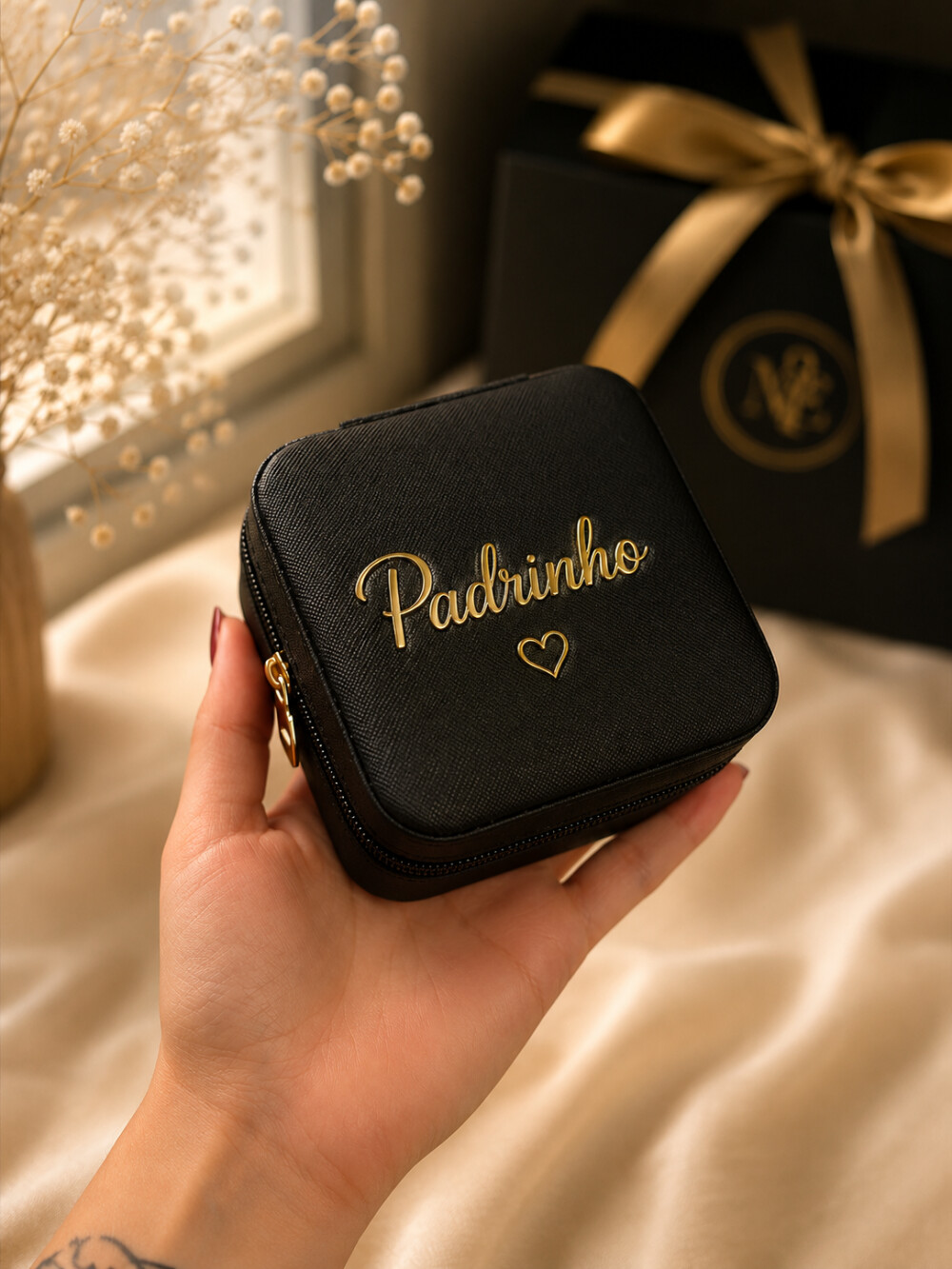Porta-Joias Premium Personalizado | Presente de Luxo