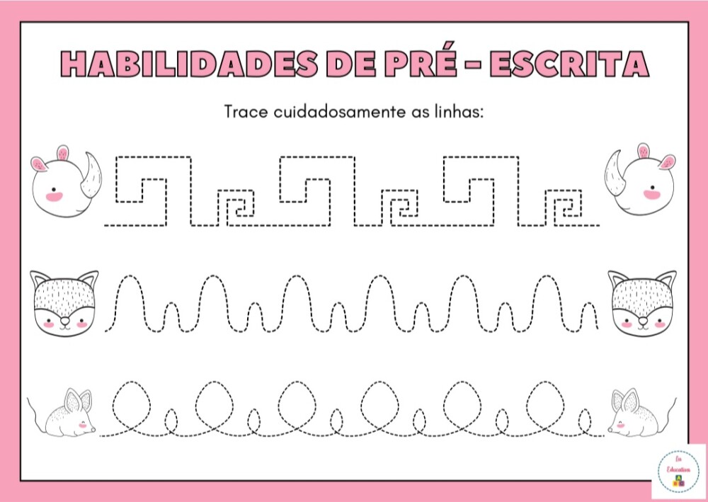 Atividades de Coordenação Motora: Habilidades de Pré-Escrita