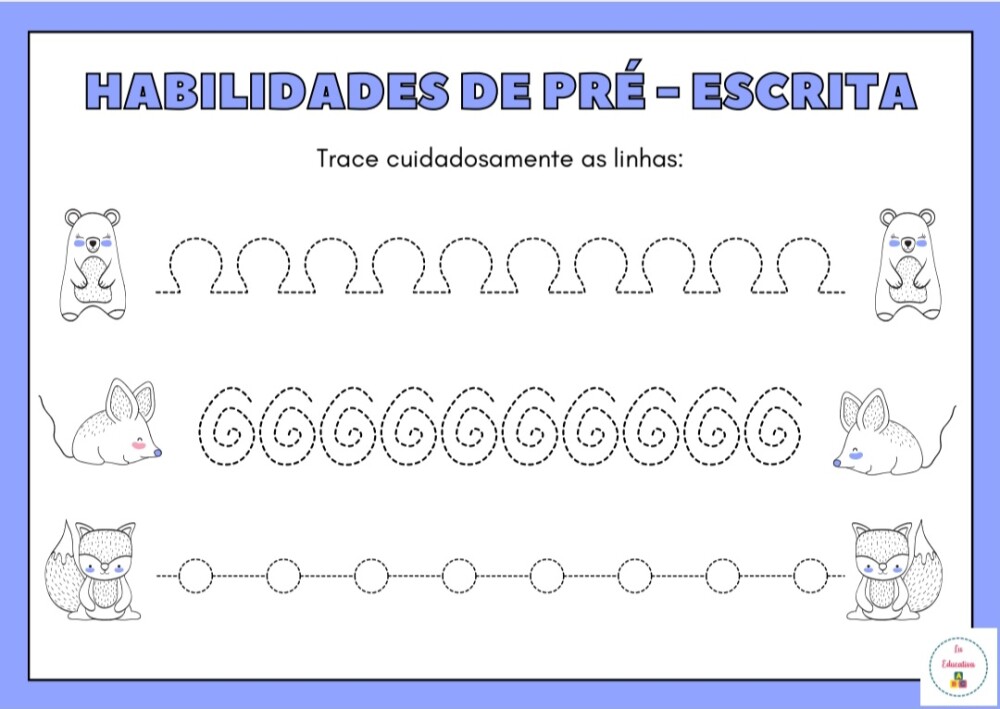 Atividades de Coordenação Motora: Habilidades de Pré-Escrita