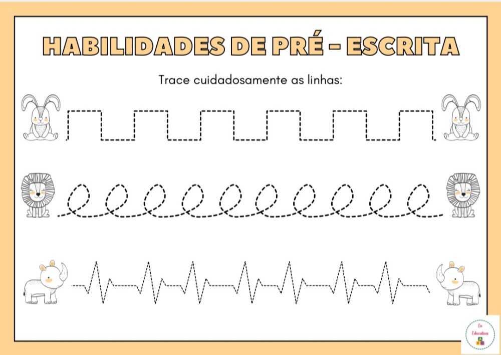 Atividades de Coordenação Motora: Habilidades de Pré-Escrita