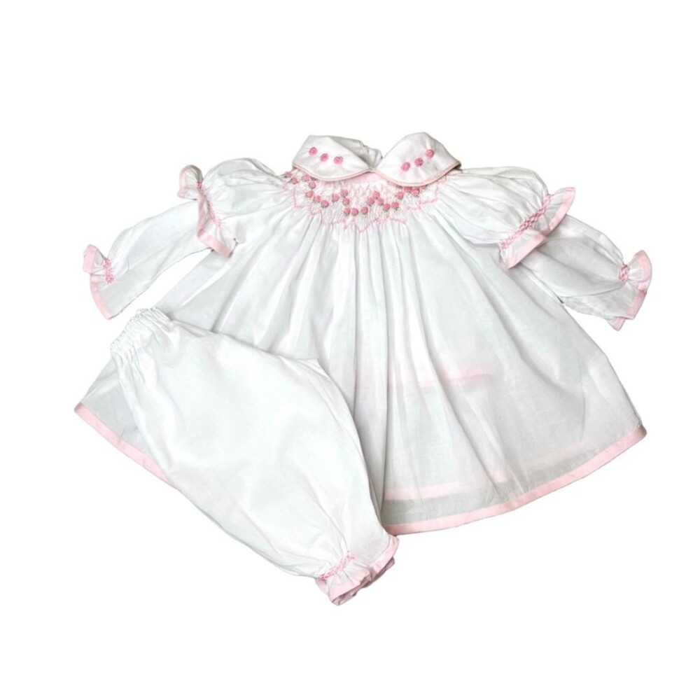 Conjunto Saída Maternidade Casinha de Abelha Rosa