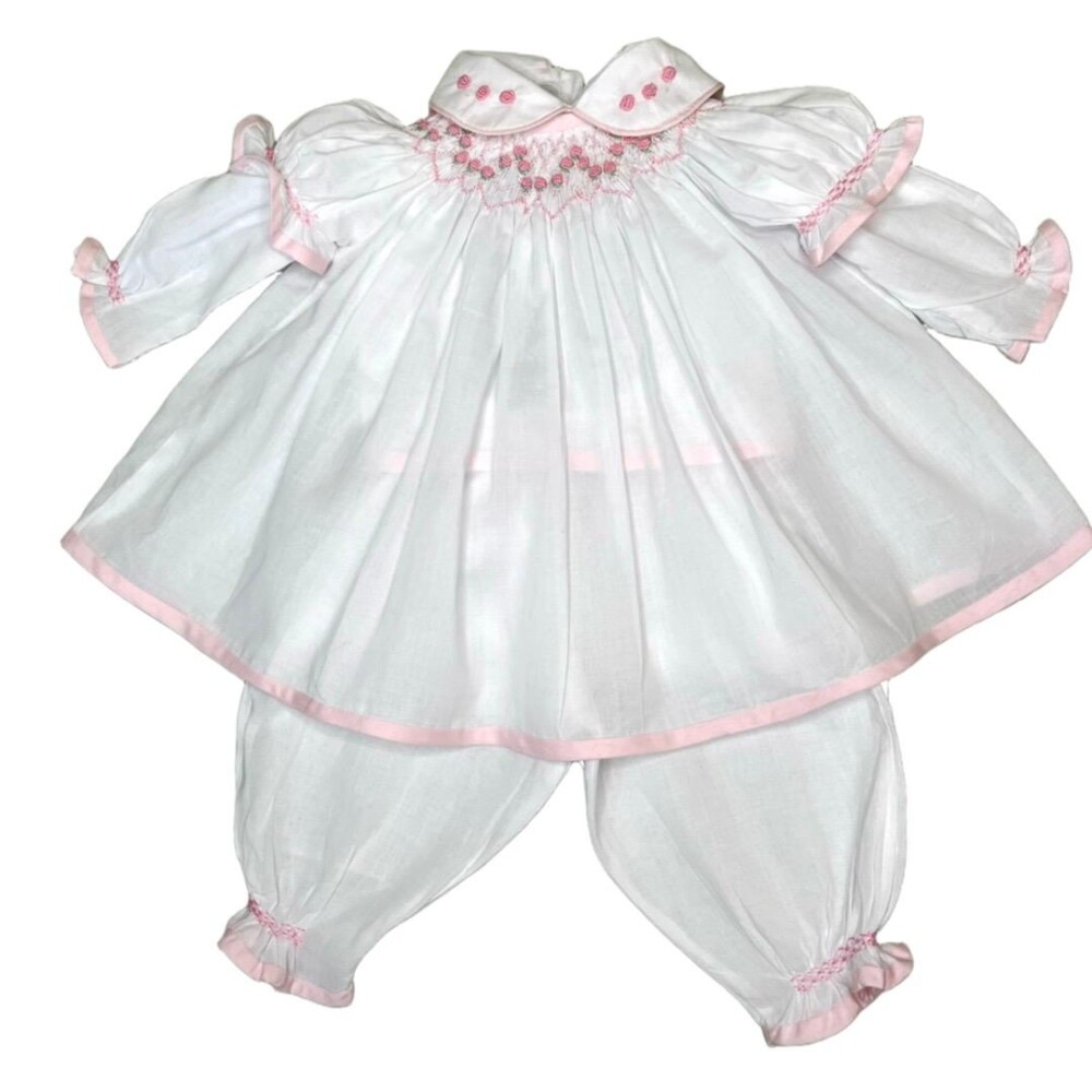 Conjunto Saída Maternidade Casinha de Abelha Rosa