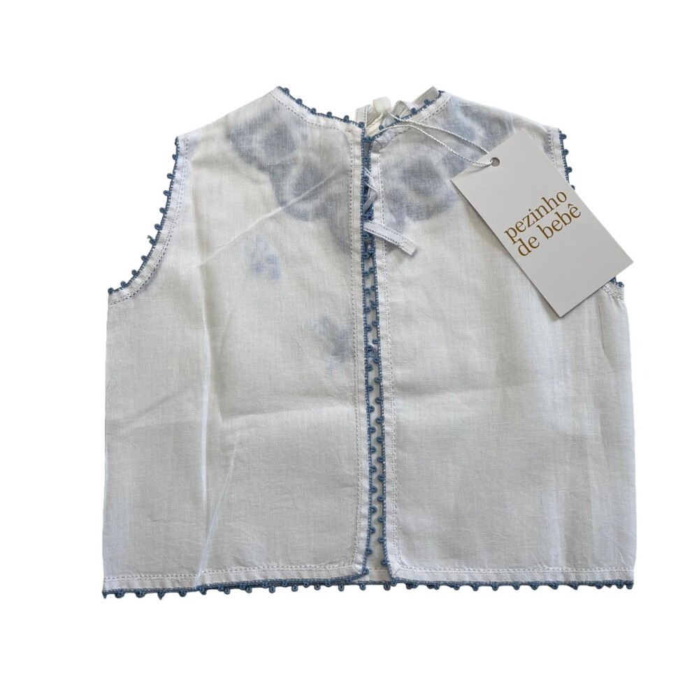 Conjunto Saída Maternidade Azul 3 Peças