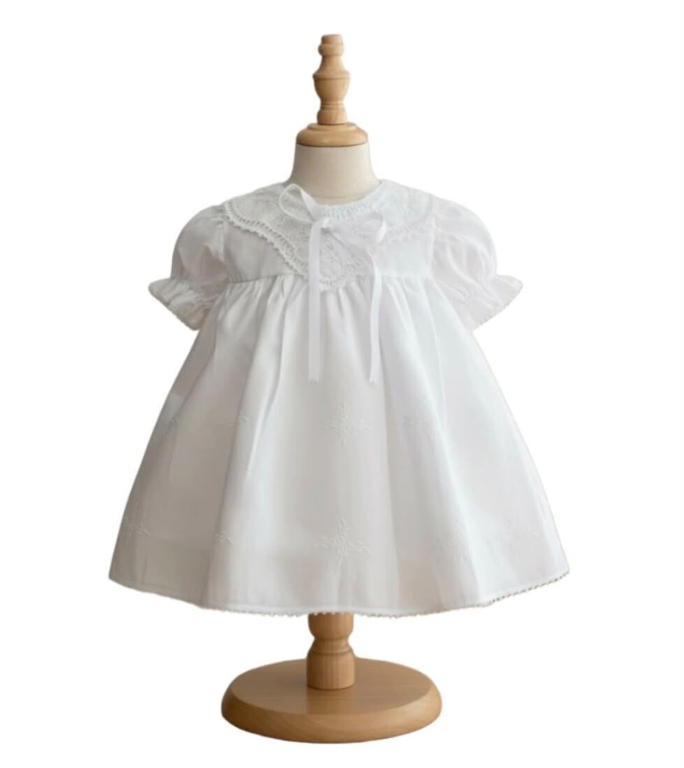 Vestido Batizado Branco