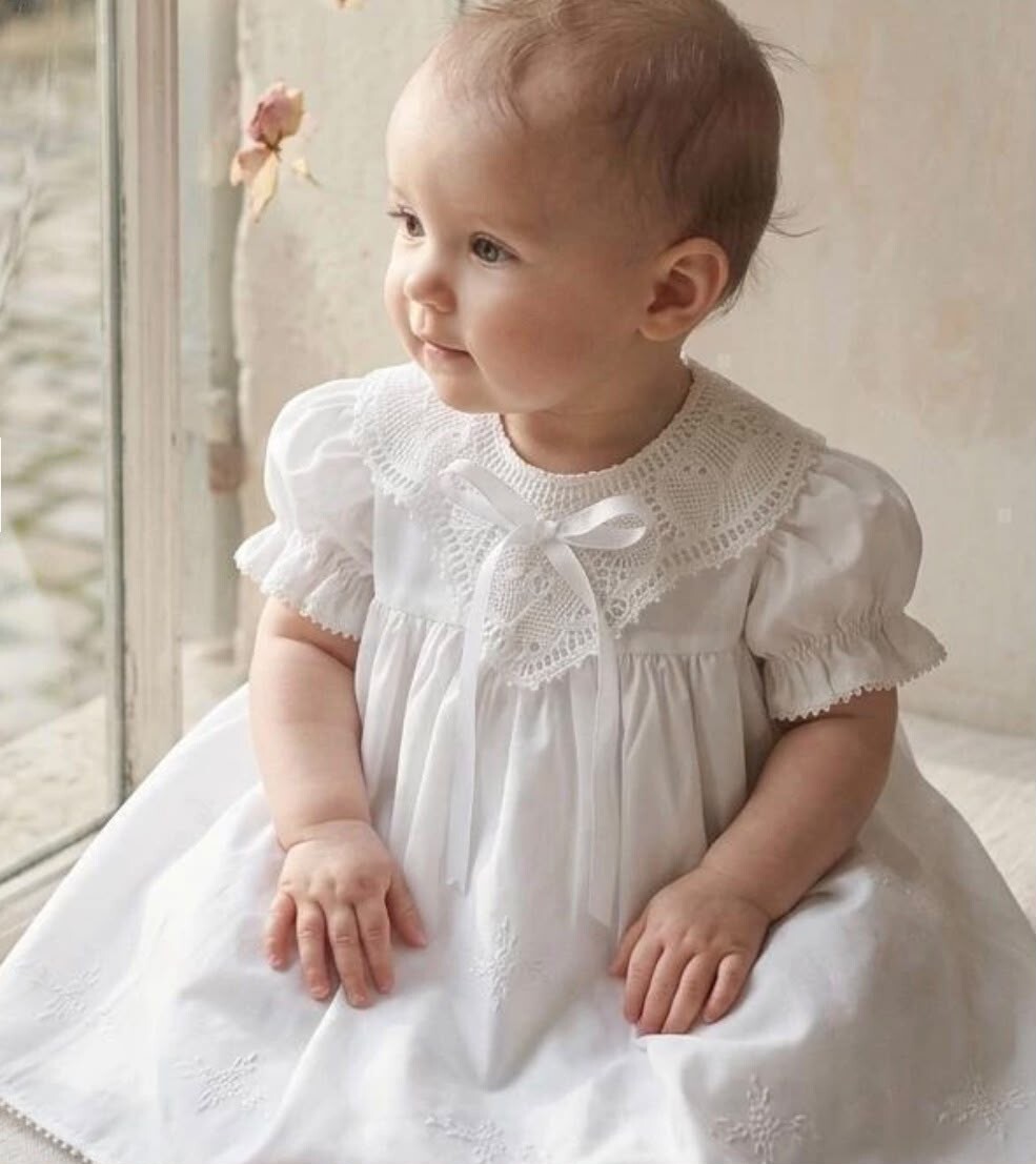 Vestido Batizado Branco