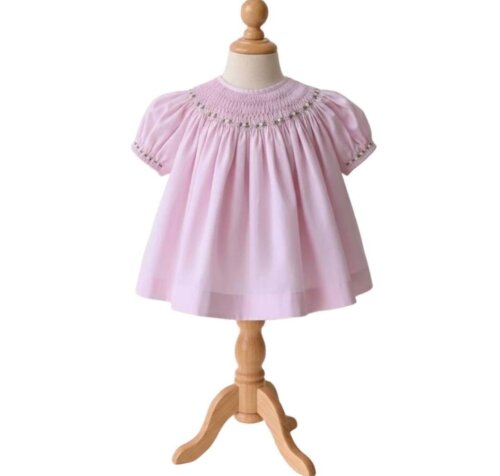 Vestido Rosa Casinha de Abelha