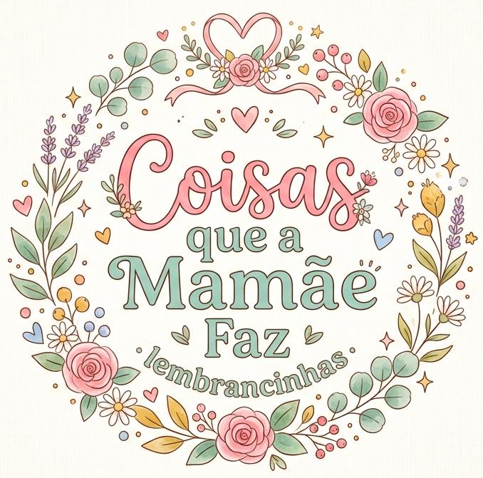 Coisas que a Mamãe Faz - Lembrancinhas e Mimos Artesanais