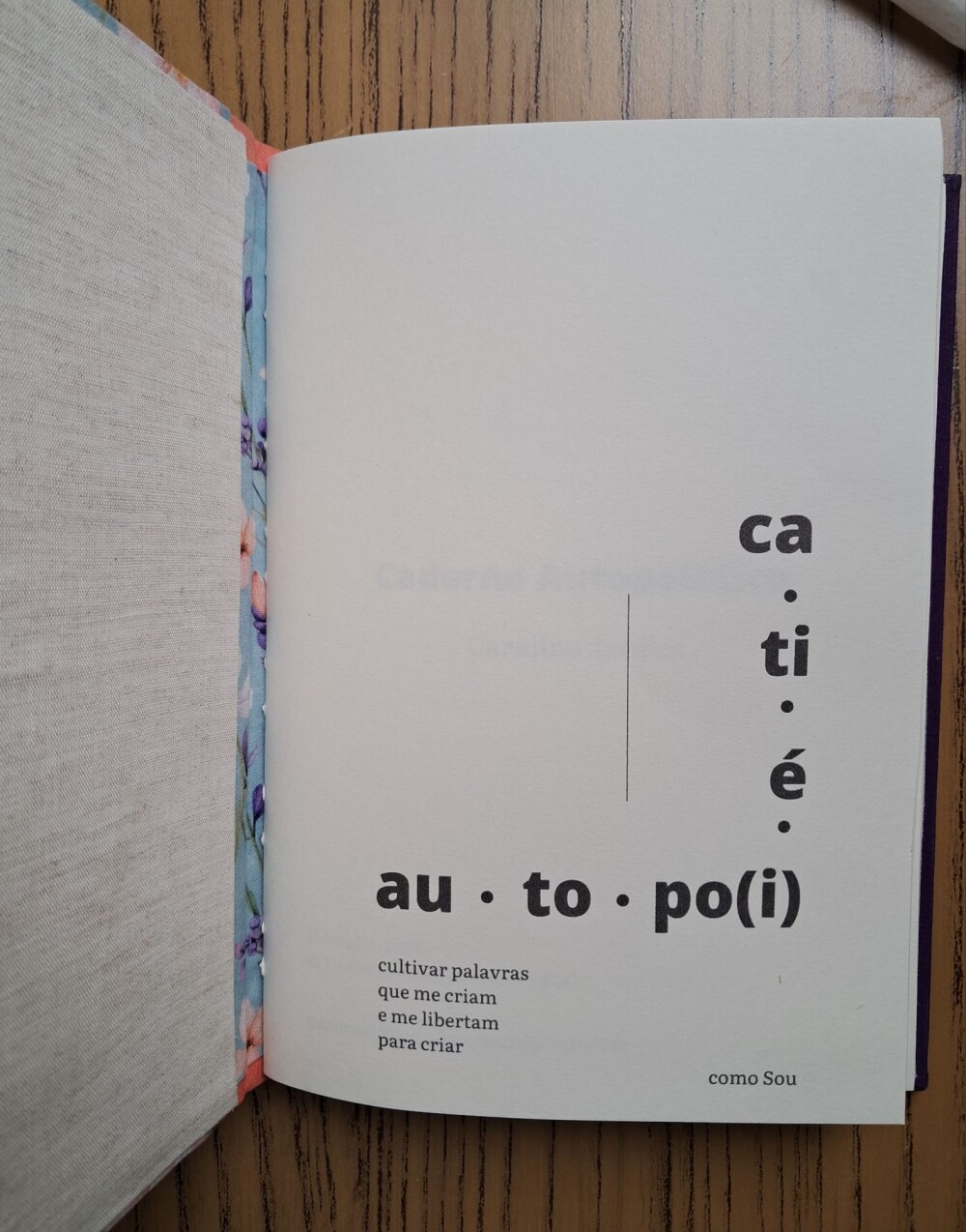Caderno Autopoiético - Costurado