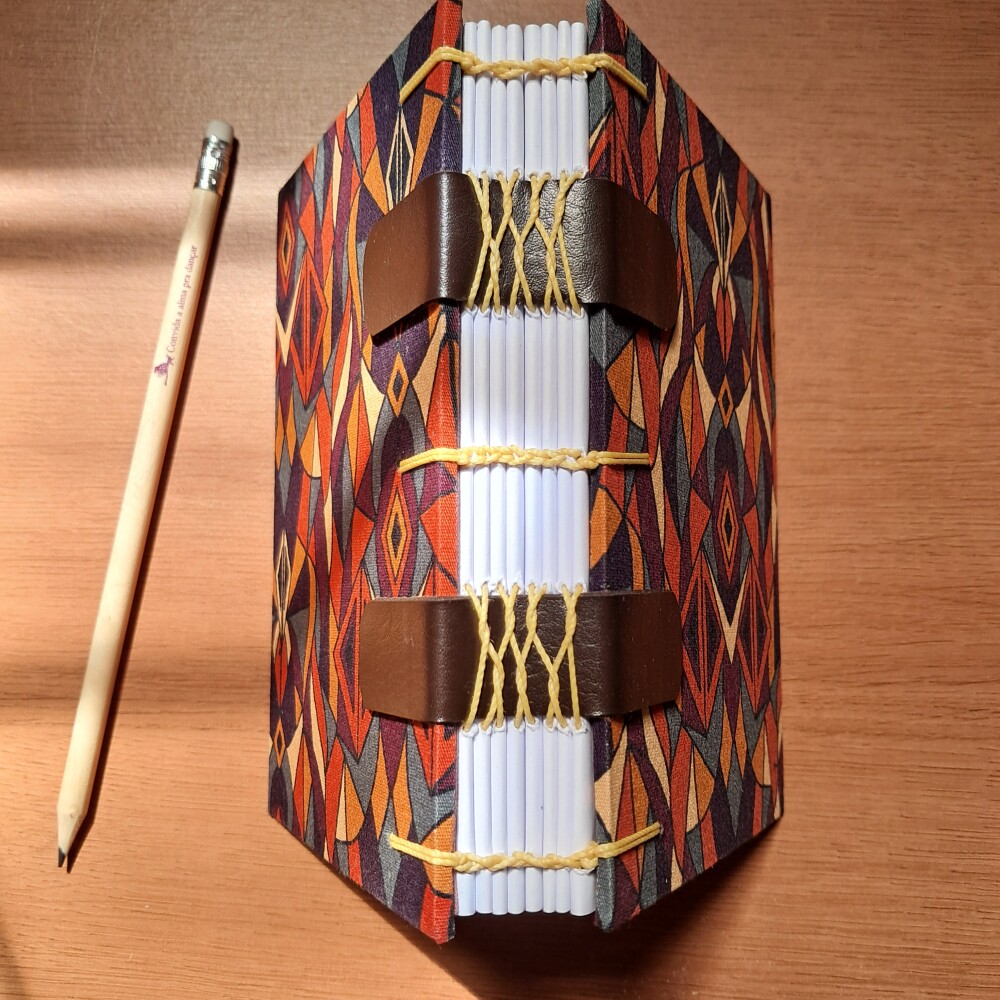 Caderno Artesanal Pétala de Mim (capa dura A6)
