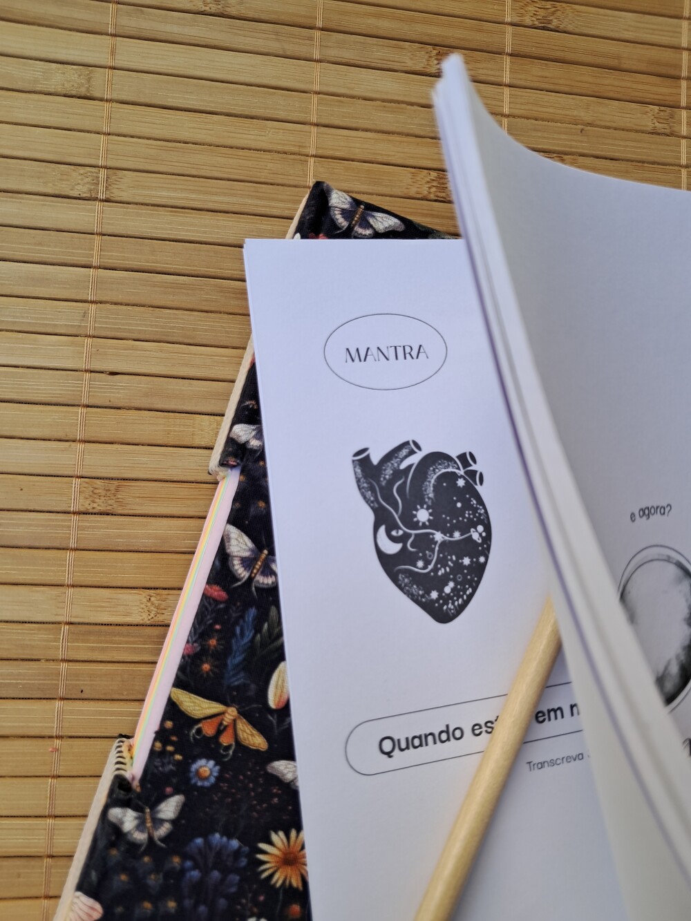 EuUniverso - workbook artesanal com exercí­cios de escrita