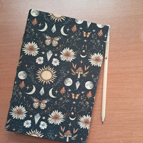 Caderno A6 capa flexi­vel EuLibélula