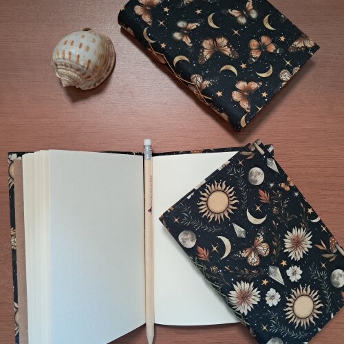 Caderno A6 capa flexi­vel EuLibélula