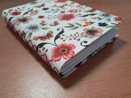 Caderno A6 capa flexi­vel EuLibélula