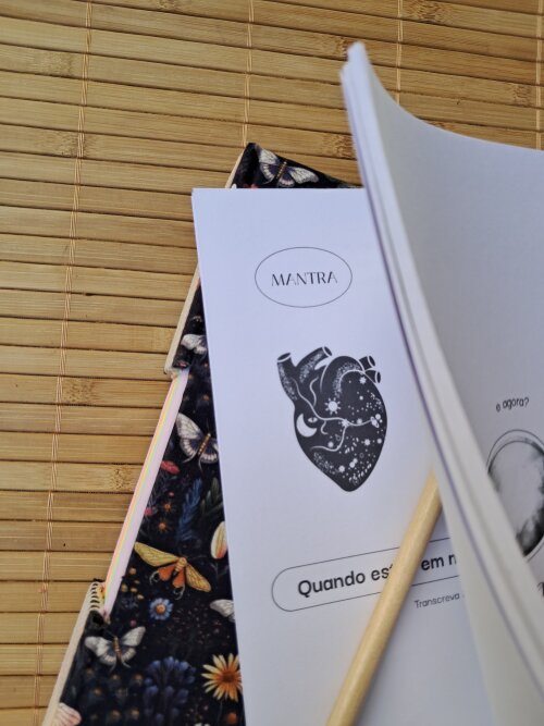 EuUniverso - workbook artesanal com exercí­cios de escrita