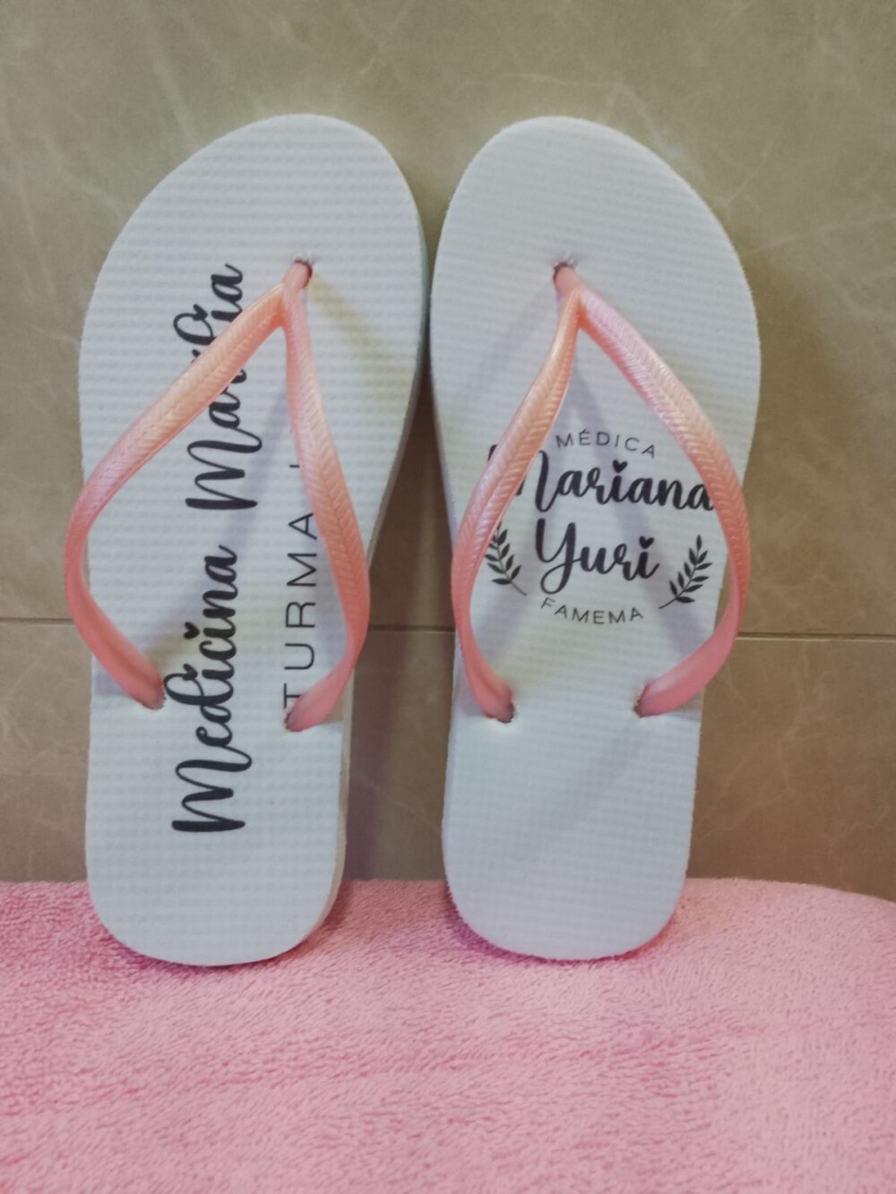 Chinelos personalizados