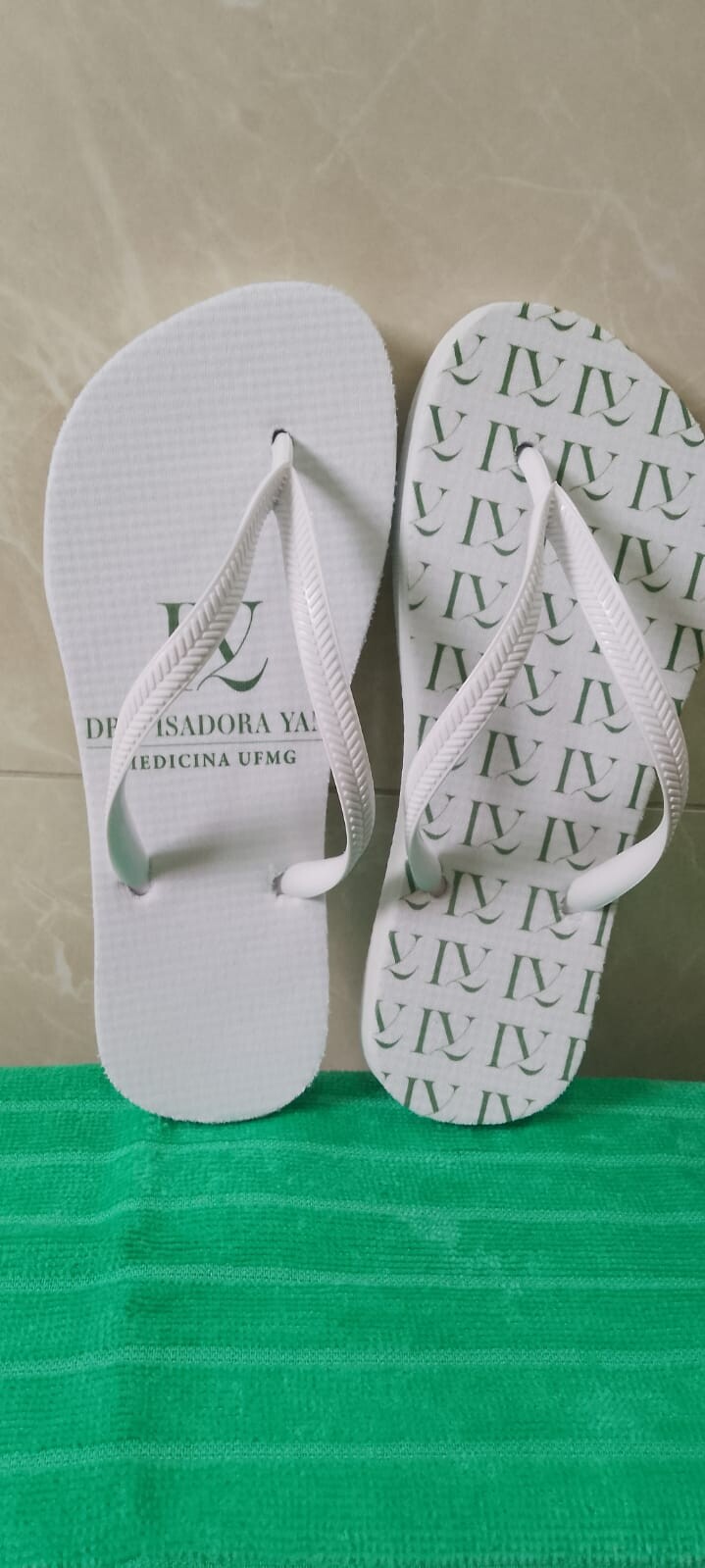 Chinelos personalizados