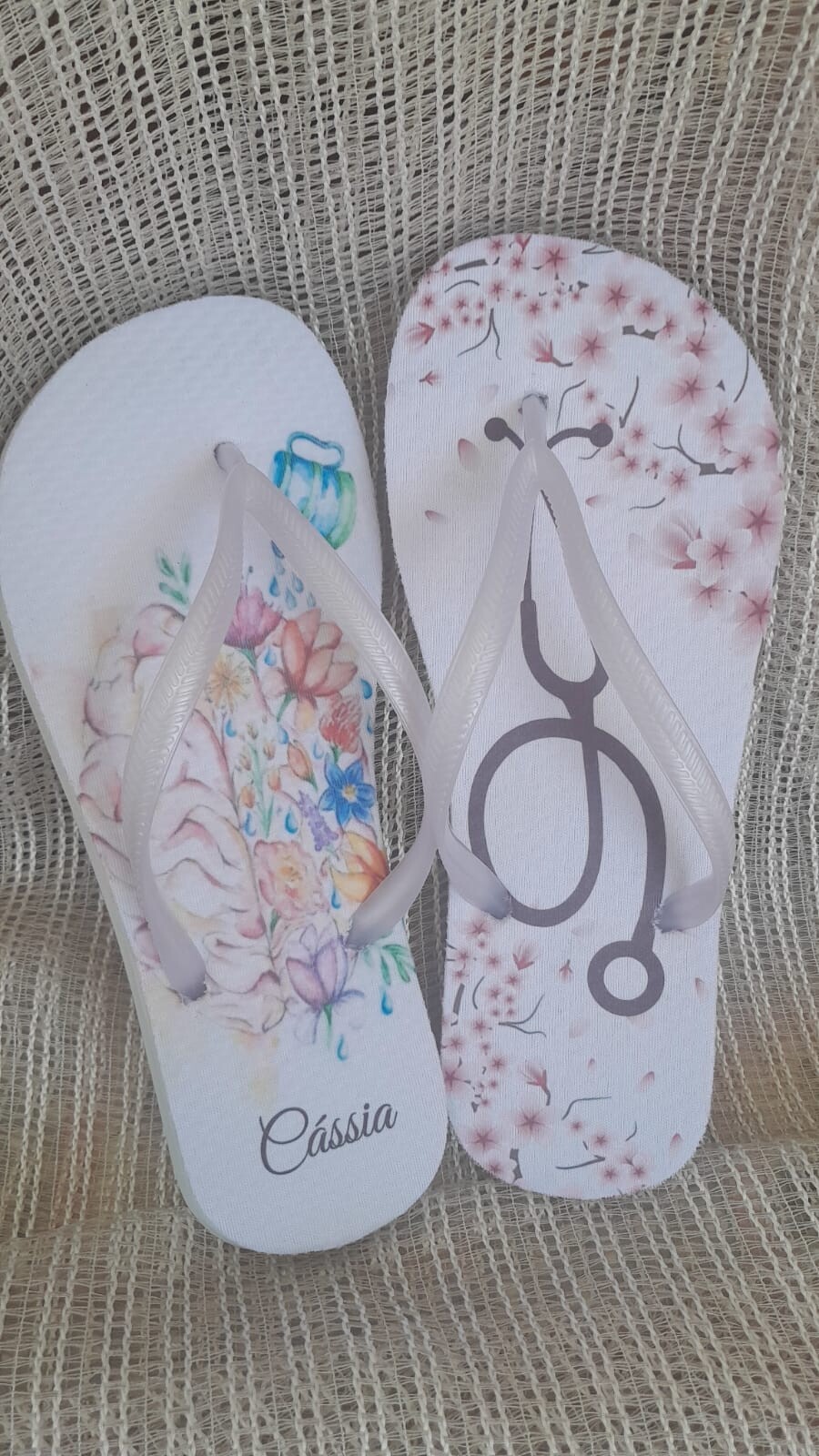 Chinelos personalizados para casamentos