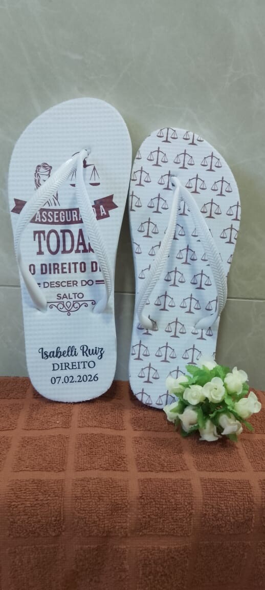 Chinelos para formatura