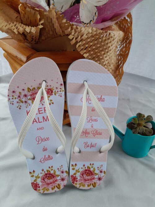 Chinelos personalizados