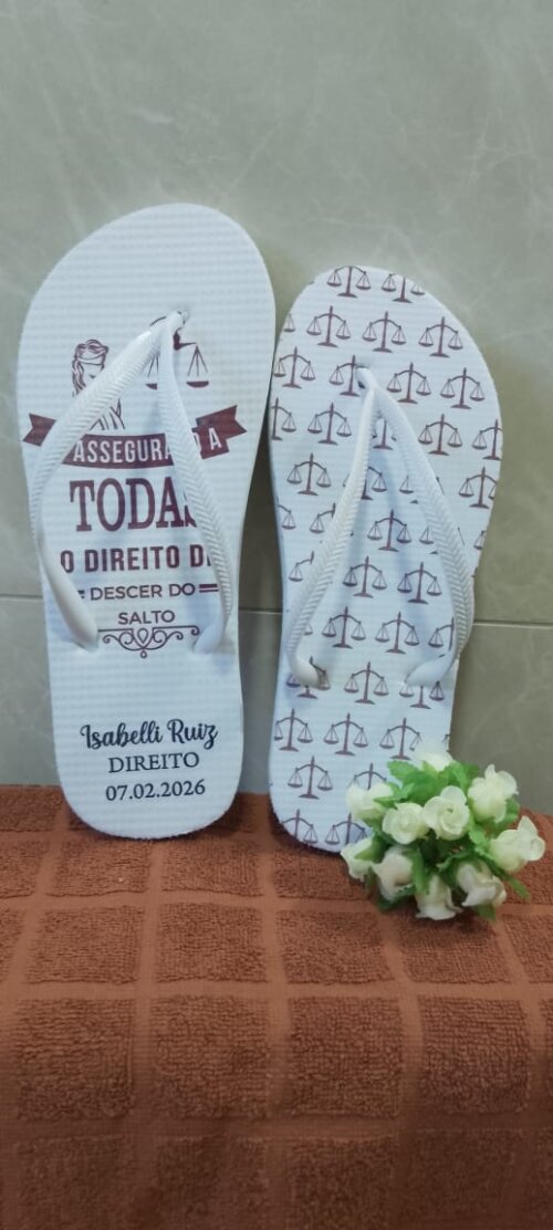 Chinelos para formatura