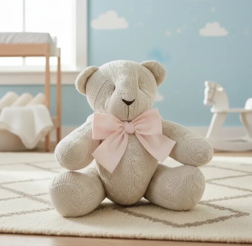 Urso M em tricot