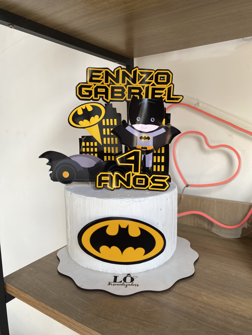 TOPO DE BOLO BATMAN #1 - ARQUIVO DE CORTE