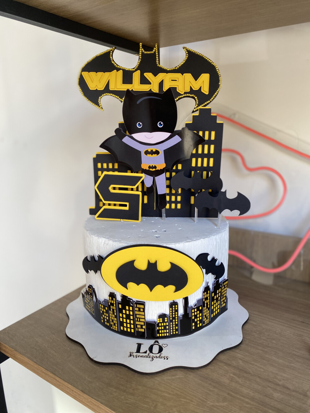 TOPO DE BOLO BATMAN #2 - ARQUIVO DE CORTE