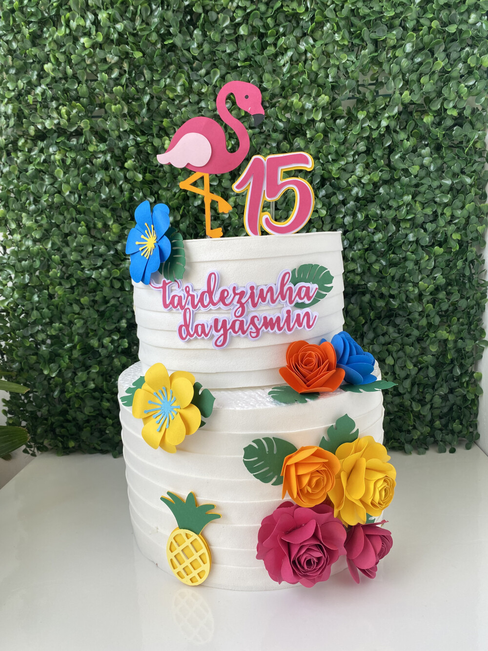 TOPO DE BOLO TARDEZINHA FLAMINGO - ARQUIVO DE CORTE