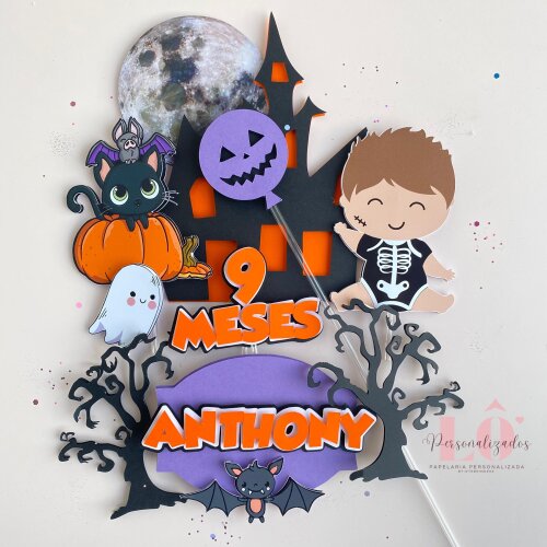 TOPO DE BOLO HALLOWEEN - ARQUIVO DE CORTE