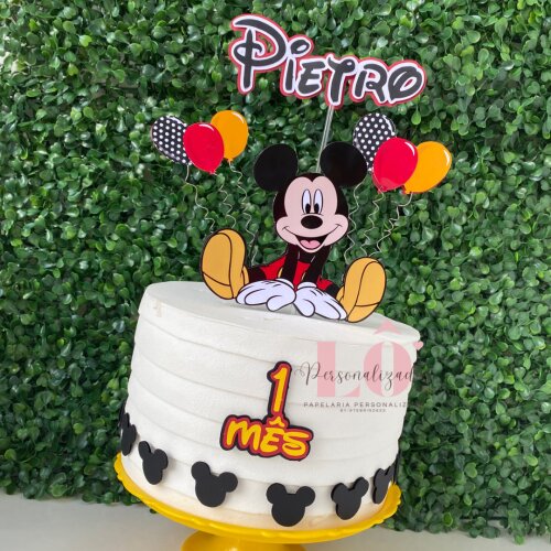 TOPO DE BOLO MICKEY - ARQUIVO DE CORTE