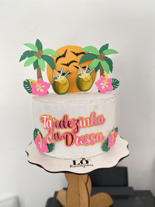 TOPO DE BOLO TARDEZINHA - ARQUIVO DE CORTE