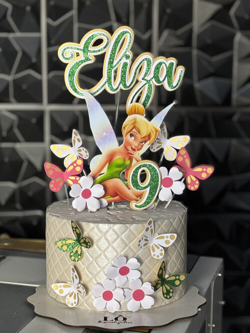 TOPO DE BOLO FADA TINKER BELL - ARQUIVO DE CORTE