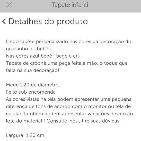Decoração Quarto de Bebê - Tapete